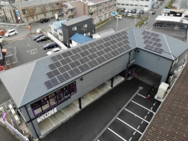 「エニタイムフィットネス神戸西店」にて  太陽光発電装置を導入　脱炭素社会に寄与