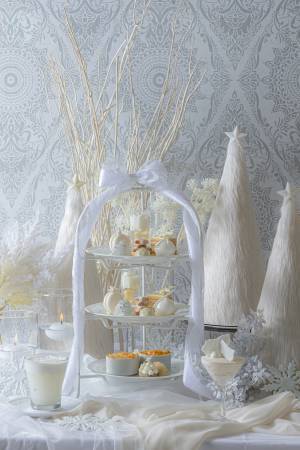 【京都】降り積もる雪景色をイメージした純白のスイーツ  『MASSHIRO（まっしろ） アフタヌーンティー』期間限定販売