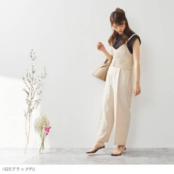 ≪2022年春夏新作≫クリアヒールで涼し気な足もとに