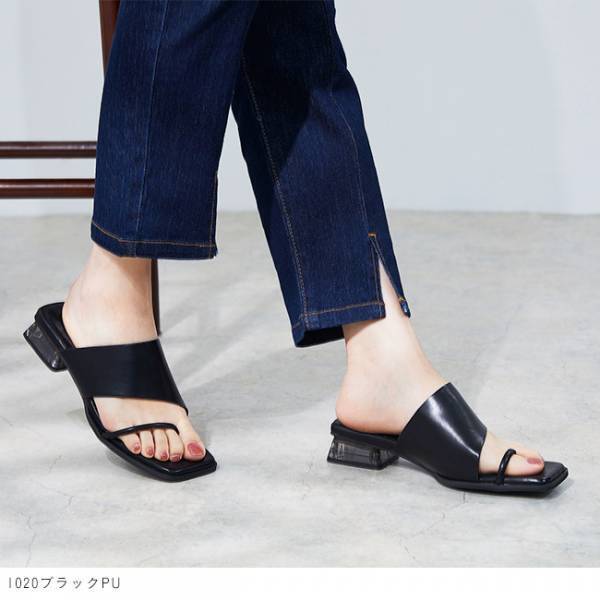 ≪2022年春夏新作≫クリアヒールで涼し気な足もとに