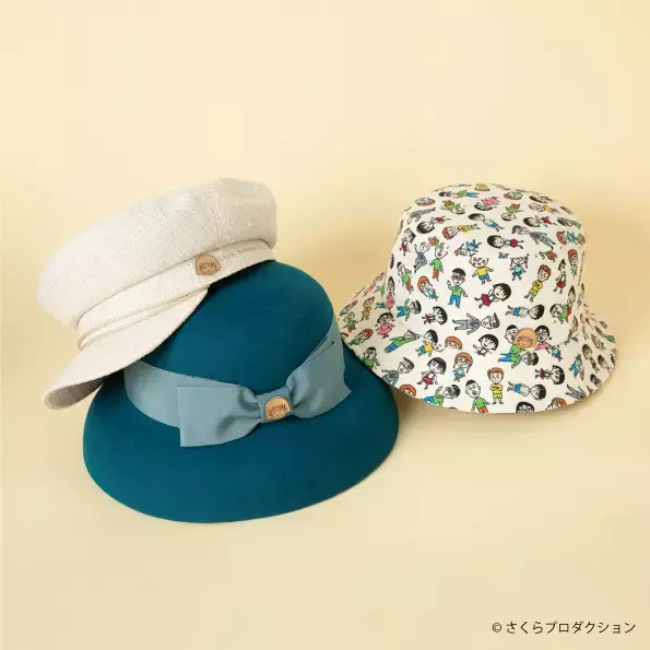 ちびまる子ちゃん × CA4LA ちびまる子ちゃん原作35周年を記念したコラボレーションが決定！ まる子のハットをイメージしたスペシャルアイテムも登場