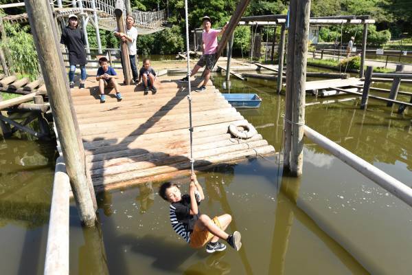 【清水公園】一部フィールドアスレチックを9月より再開