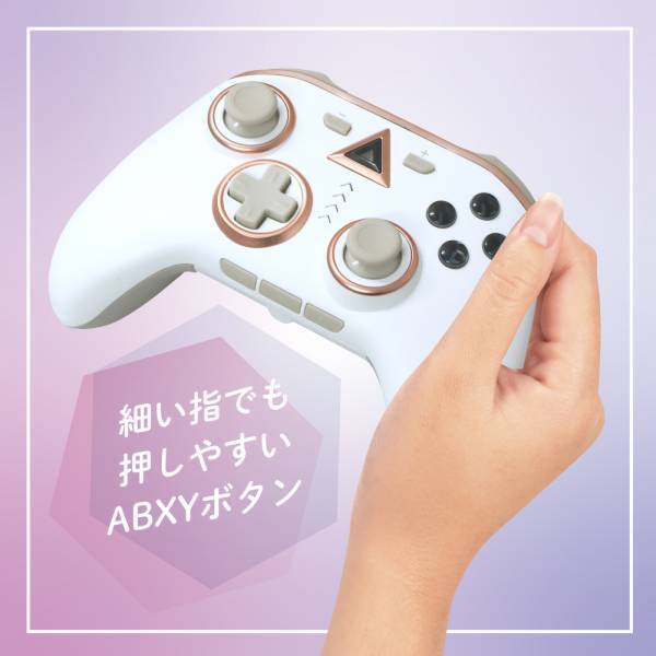 【新商品】上品なパールカラーが特徴の大人きれいめコントローラー（Switch用）を９月15日に新発売！！