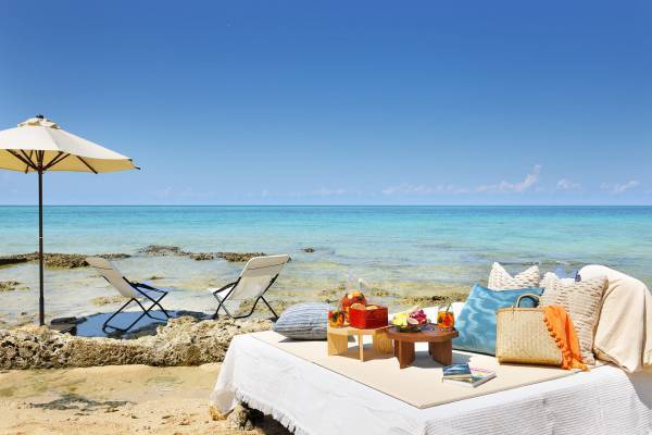 【星のや沖縄】絶景を目の前に優雅にアフタヌーンティーを満喫！「はまうりアフタヌーンティー」を提供開始｜開催期間：2022年3月1日～5月31日