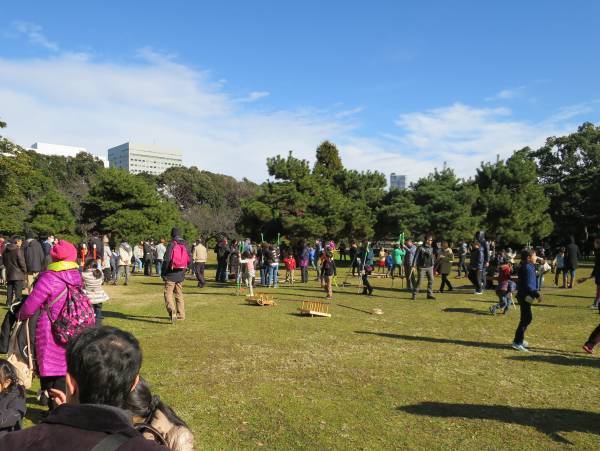 浜離宮恩賜庭園　１月２日・３日はお正月開園！『浜離宮で華やかなお正月』　～「放鷹術の実演」も３年ぶりに開催！～
