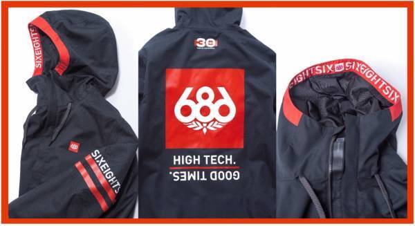 LA発スノーボードウェアトップブランド『６８６(シックスエイトシックス) 』より 30周年を記念し、世界で180着だけのJAPAN LIMITEDラインが登場！