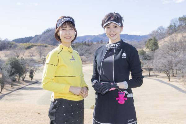 元アイドリング!!!横山ルリカが人生2回目のラウンド＆番組初登場！長身とすらりとした美脚で、上下ブラックのウエアを着こなす！「ゴルフ女子 ヒロインバトル」3月6日（日）ひる1時30分 BS12で放送！