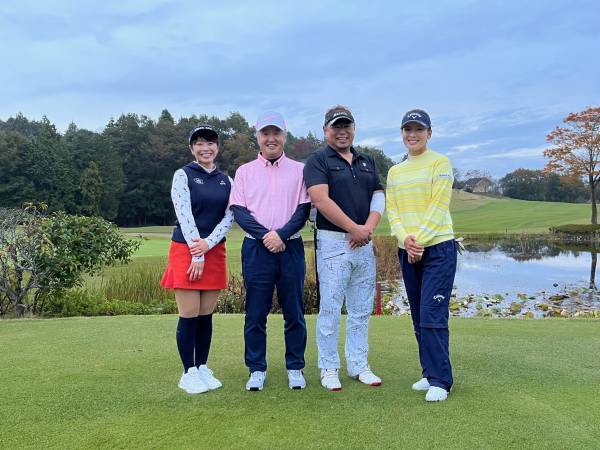 スパ＆ゴルフリゾート久慈において『藤田光里のゴルフ偏差値 向上委員会』の番組を収録