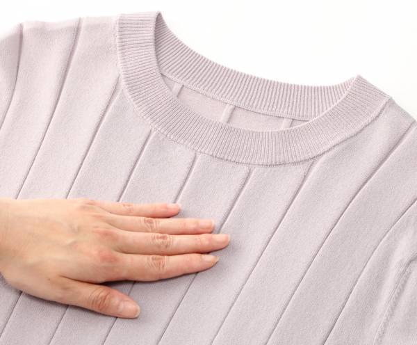 接触冷感でニットもひんやりサラサラに～夏をより快適に、女性向け涼感ニットを「洋服の青山」から新発売～