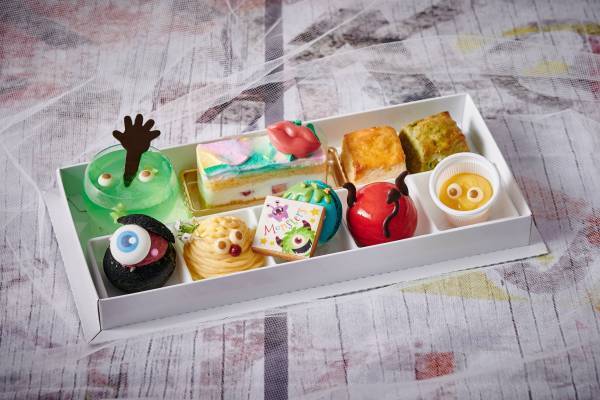 いたずら好きのモンスターたちをビビットカラーのスイーツで表現！『カラフルモンスター アフタヌーンティー』テイクアウトスイーツも同時発売