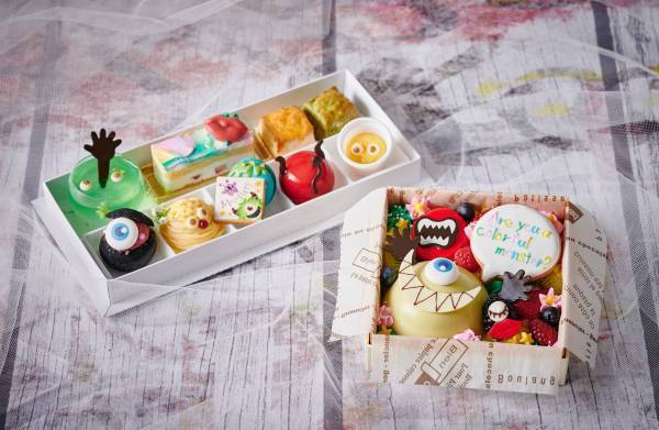いたずら好きのモンスターたちをビビットカラーのスイーツで表現！『カラフルモンスター アフタヌーンティー』テイクアウトスイーツも同時発売
