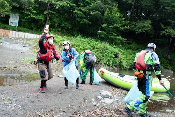 GWはゴミ拾いを楽しもう！ 多摩川リバークリーンラフティング