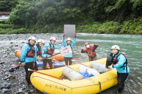 GWはゴミ拾いを楽しもう！ 多摩川リバークリーンラフティング