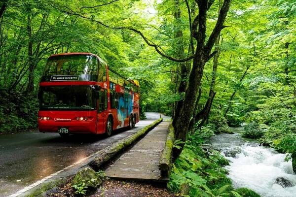 【奥入瀬渓流ホテル】360度の絶景を楽しむ「渓流オープンバスツアー」実施｜期間：2022年5月20日～11月6日