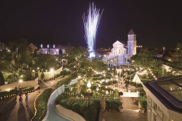 【大阪】無数のイルミネーションと大聖堂を臨む開放的なテラスで楽しむビアガーデン 『Beer Garden~ラターブル ドゥ テラス~』 日程限定で『花火Night』も開催