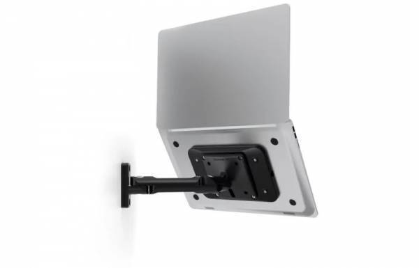 キーボードを備えたノートPCをVESA規格スタンドに固定！コンピュロックス社新製品。