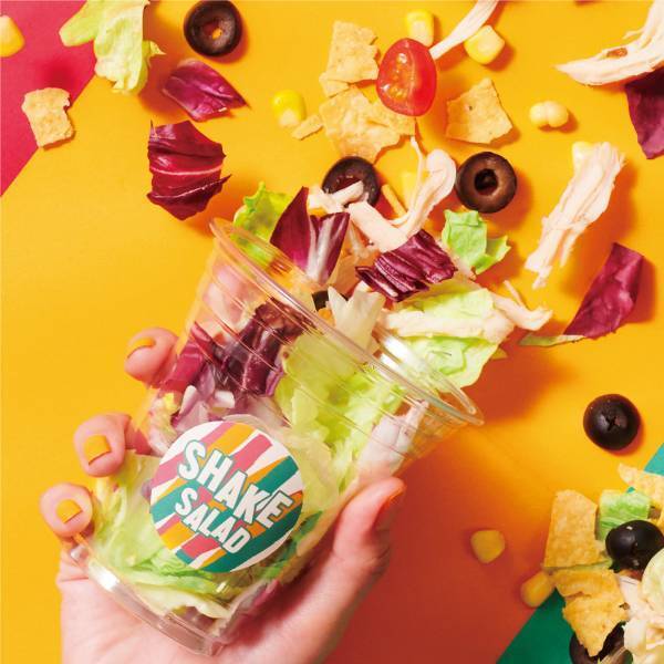 「Let’s！SHAKE！」軽やかな”映えるサラダ”を体感しよう！春限定の新作フードメニューとして登場