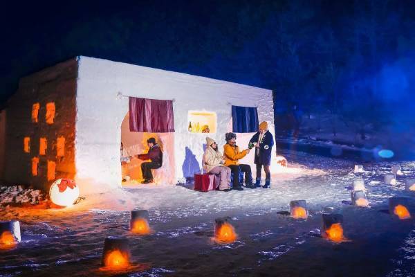 【磐梯山温泉ホテル】雪を使って造られた酒場が登場！「雪ん中酒場」がオープン～熱燗名人がご用意する熱燗と会津のおつまみを提供～｜期間：2023年1月28日～2月28日