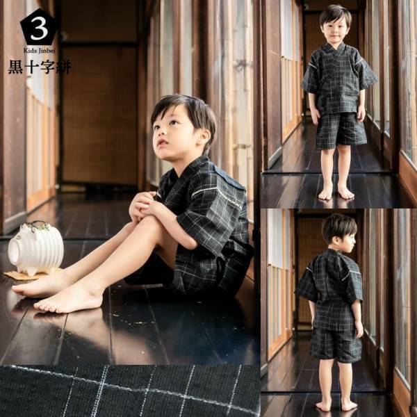 夏の子供服に。男の子甚平に新柄が登場！