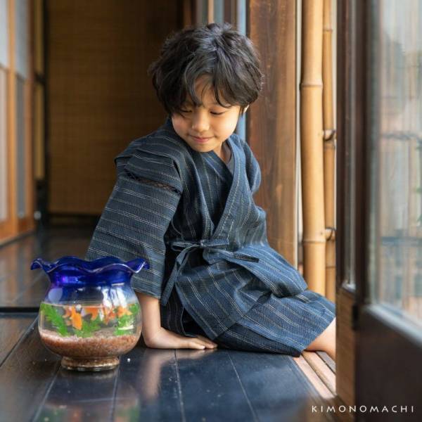 夏の子供服に。男の子甚平に新柄が登場！