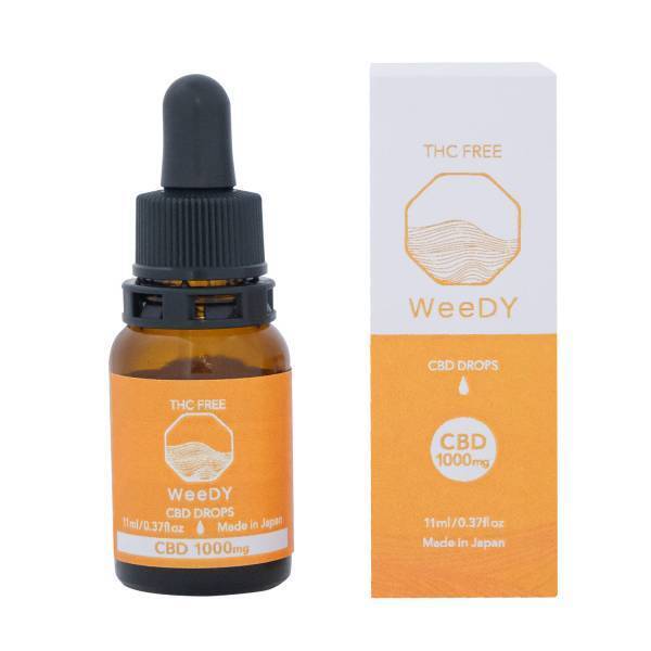 天然由来の”アイソレートCBD オイル”『WeeDY CBD DROPS 11m（5％）（10％）』6月17日より発売開始！
