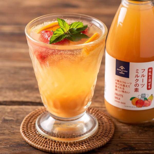 【サンクゼール・久世福商店】「牛乳と混ぜる　フルーツミルクの素」が新発売