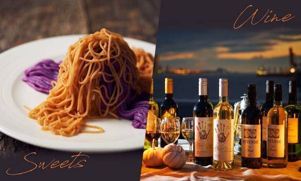 秋の夜風が心地よいテラスで楽しめる「秋の味覚と ワイン＆スイーツブッフェ」10/1より販売開始！