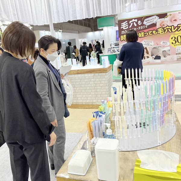 東京ビッグサイトで開催された「第10回　国際化粧品展（2022/1/12~1/14）に参加いたしました。