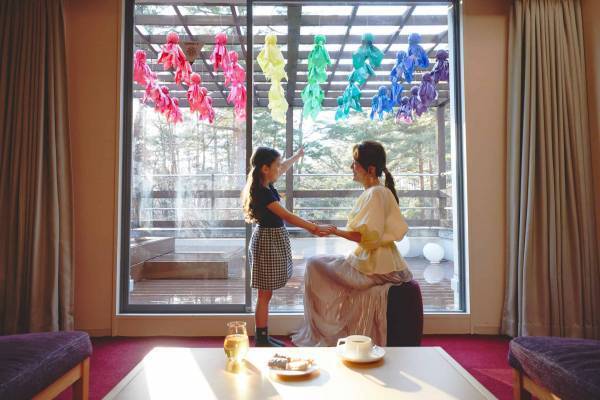 【リゾナーレ八ヶ岳】ピーマン通りに1,500個の親子ふれふれ坊主が登場！雨を楽しむイベント「八ヶ岳ふれふれスカイ」開催｜期間：2022年6月1日～7月10日