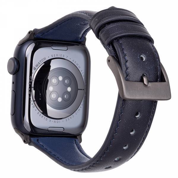 職人の手作業で染色された独特のマーブル模様が魅力あふれるイタリア“イルチア社”ミュージアムカーフ使用 Apple Watchバンド発売【GRAMAS】