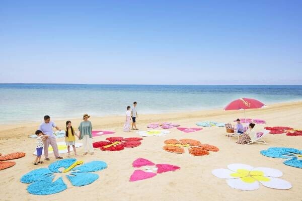 【リゾナーレ小浜島】白砂のビーチでお花見を楽しめるイベント「ビーチの花咲くリゾナーレ」開催｜期間：2022年4月1日～5月8日