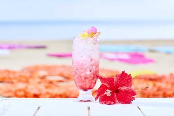 【リゾナーレ小浜島】白砂のビーチでお花見を楽しめるイベント「ビーチの花咲くリゾナーレ」開催｜期間：2022年4月1日～5月8日