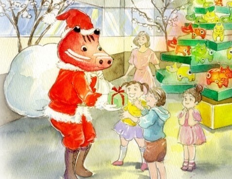 【磐梯山温泉ホテル】会津の郷土玩具「赤べこ」をテーマにした「赤べこクリスマス」開催 ～「べこジェニック」なクリスマス装飾や赤べこケーキを提供～｜期間：2022年12月17日～25日