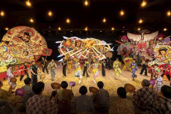 【青森屋】女性初のねぶた師 北村麻子氏×星野リゾート　青森屋 オリジナルねぶた完成　～温泉を掛け合わせたねぶた「どさ？湯さ！～嗚呼、極楽極楽～」、8月2日初出陣～