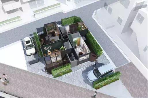 賃貸ユニットハウス Emi Cube第3号物件「エミキューブ 石神井公園」2022年4月11日(月)より一般内覧および入居募集を開始!