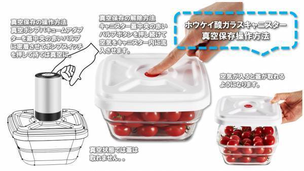 【SDGs×食費節約】まとめ買い食品を真空状態で長期保存できる、小型自動ポンプをクラウドファンディングにて先行発売中