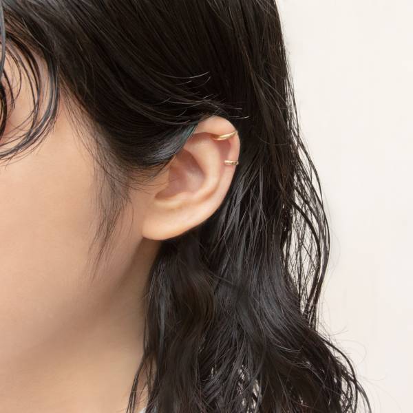 ケイウノ　イヤーカフを新発売 シンプルなフープデザイン2サイズ＆ダブルラインの全3型 そのままでもアレンジも楽しめるジュエリー