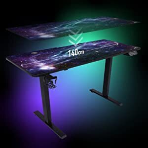 【新商品】プロゲーマー監修にて開発された、高品質の電動昇降式ゲーミングデスクと専用デスクマットを新発売！！