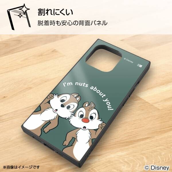 【イングレム】 四角い形が特徴のスマホケース&quot;KAKU&quot;に「チップ&amp;デール」デザインの新絵柄が登場！【7/1発売】