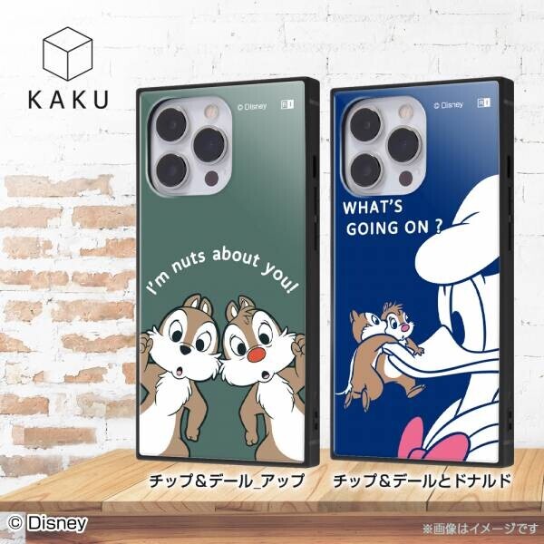 【イングレム】 四角い形が特徴のスマホケース&quot;KAKU&quot;に「チップ&amp;デール」デザインの新絵柄が登場！【7/1発売】