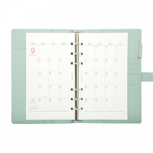 新色くすみカラー登場 高級感のある柔らかな風合いのシュリンク調PUレザー “petal” 2023年システム手帳発売【 GRAMAS Cultivate 】