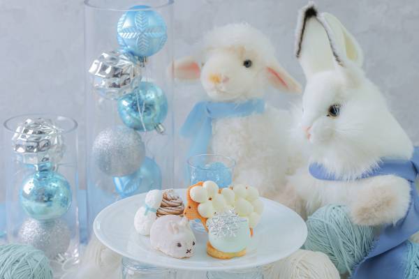 【大阪・心斎橋】ふわふわした雪山の真っ白い動物達がお出迎え！『クラシカルレディーのウィンターアフタヌーンティー』 期間限定販売