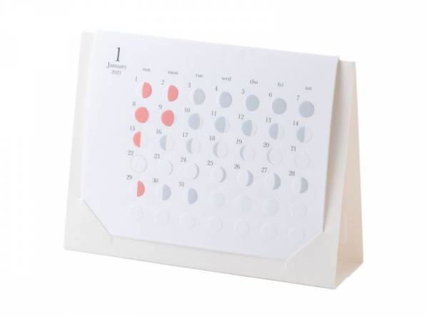 リプラグのデザインカレンダー2023年販売開始！卓上型の月の満ち欠けカレンダー「ミチルmini」の新作や限定カラー登場。