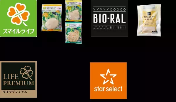 【ライフ】2種類のプライベートブランドからお好みに合わせて選べる4つの商品を展開！ライフの「サラダチキン」シリーズが累計販売数400万パックを突破