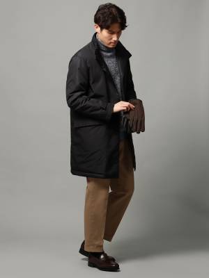 ＜ザ・スーツカンパニー＞ 今季“最強寒気”襲来！ コスパと保温性を両立　日本製高級ダウン「河田ダウン」× 吸湿発熱中綿「HEATES（ヒーテス）」　ダウンのモコモコ感を抑えたステンカラーコートを発売