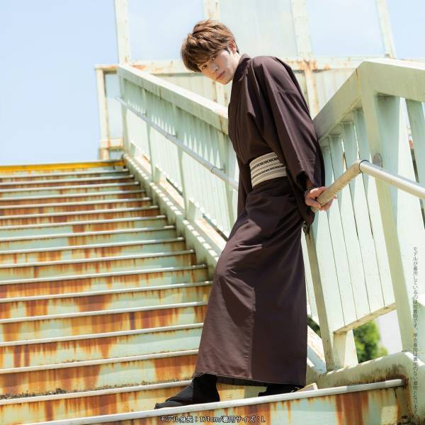 【京都きもの町×美男子図鑑】京都きもの町の男性着物に新色登場！モデルに西ヶ谷涼太さんを起用