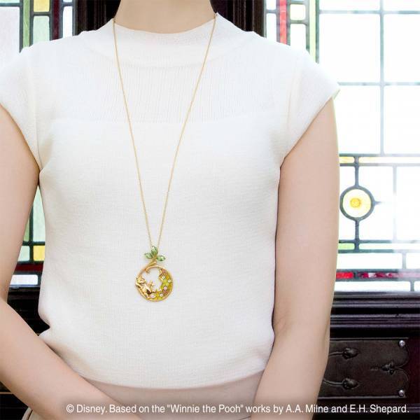 【ディズニー】 『くまのプーさん』の世界観溢れるジュエリー3種類 ネックレス・ペンダントトップ・フォークリング 8/3 はちみつの日に新発売