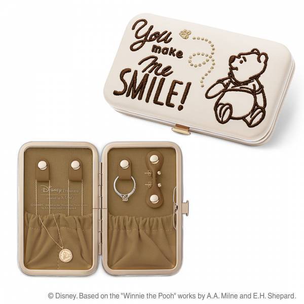 【ディズニー】 『くまのプーさん』の世界観溢れるジュエリー3種類 ネックレス・ペンダントトップ・フォークリング 8/3 はちみつの日に新発売