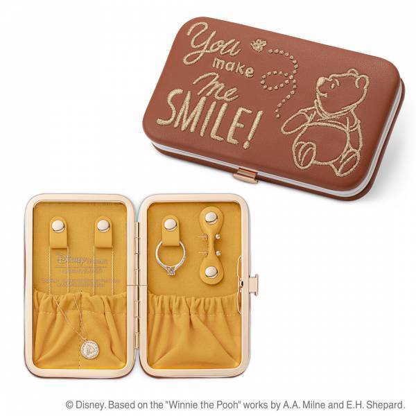 【ディズニー】 『くまのプーさん』の世界観溢れるジュエリー3種類 ネックレス・ペンダントトップ・フォークリング 8/3 はちみつの日に新発売