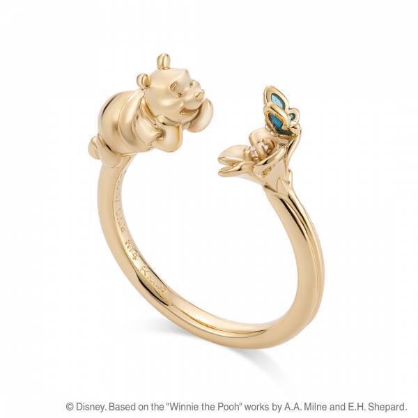 【ディズニー】 『くまのプーさん』の世界観溢れるジュエリー3種類 ネックレス・ペンダントトップ・フォークリング 8/3 はちみつの日に新発売